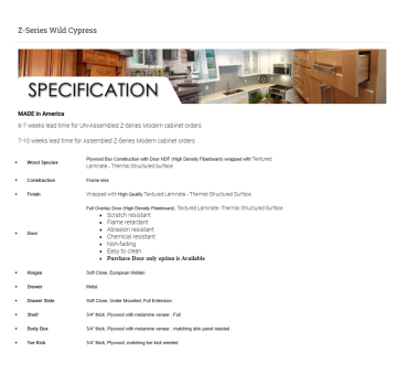Z-Series Wild Cypress 
